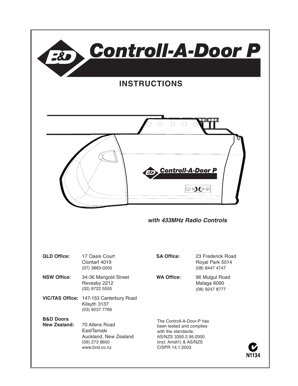 B&D N1134 User Manual | 32 pages
