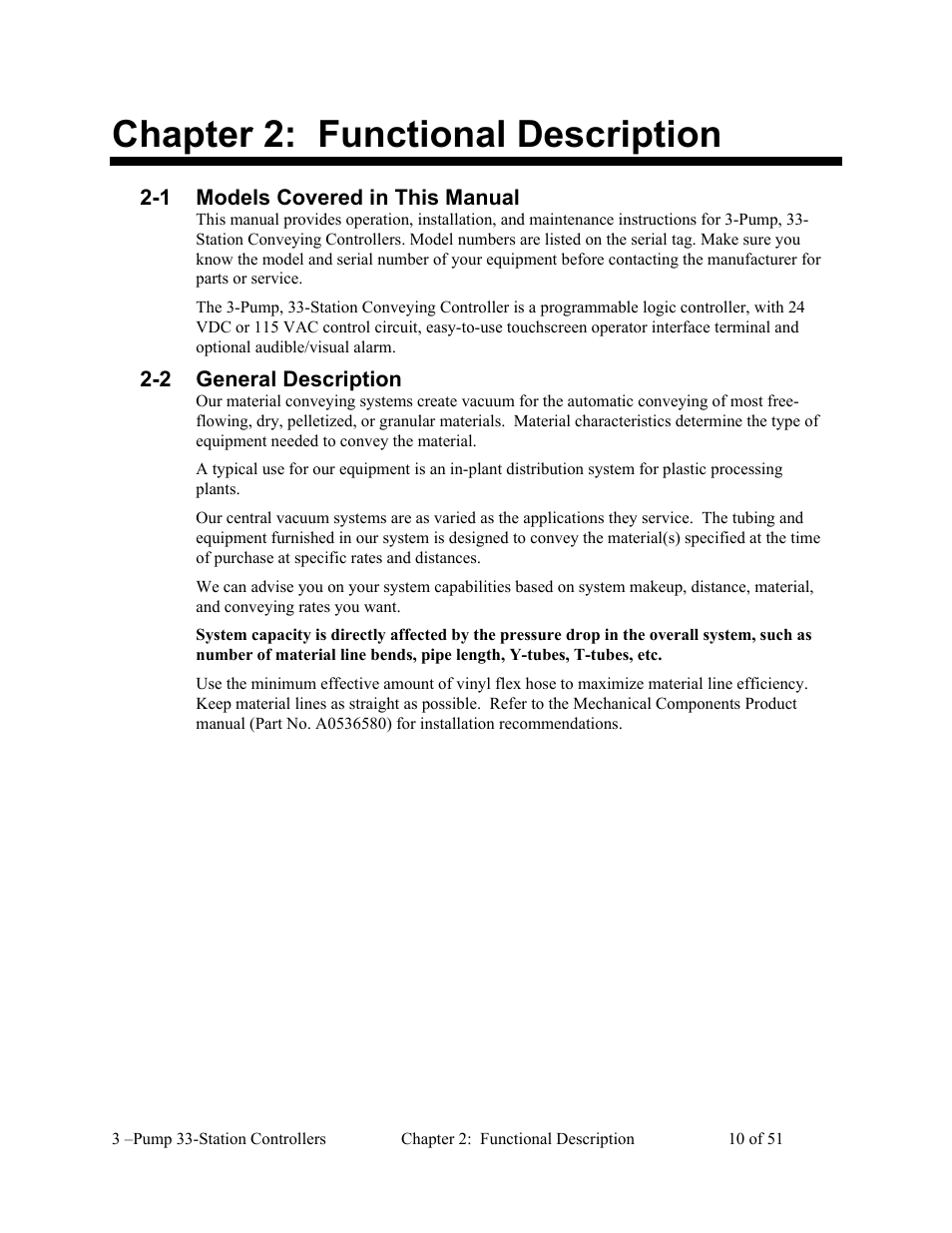 Chapter 2: functional description | AEC 3-Pump 33-Station Controllers User Manual | Page 11 / 52