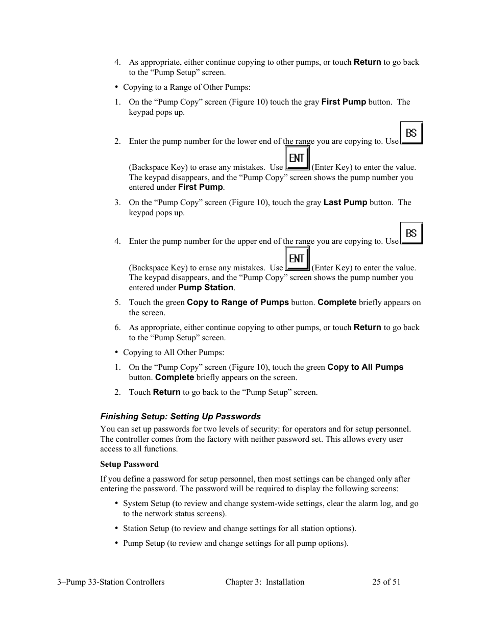 AEC 3-Pump 33-Station Controllers User Manual | Page 26 / 52