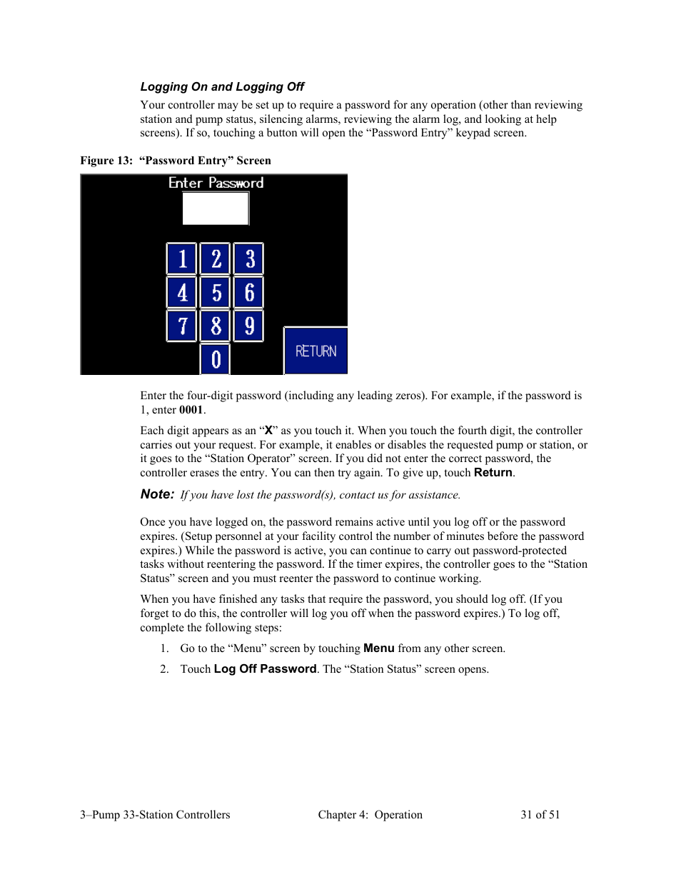 AEC 3-Pump 33-Station Controllers User Manual | Page 32 / 52