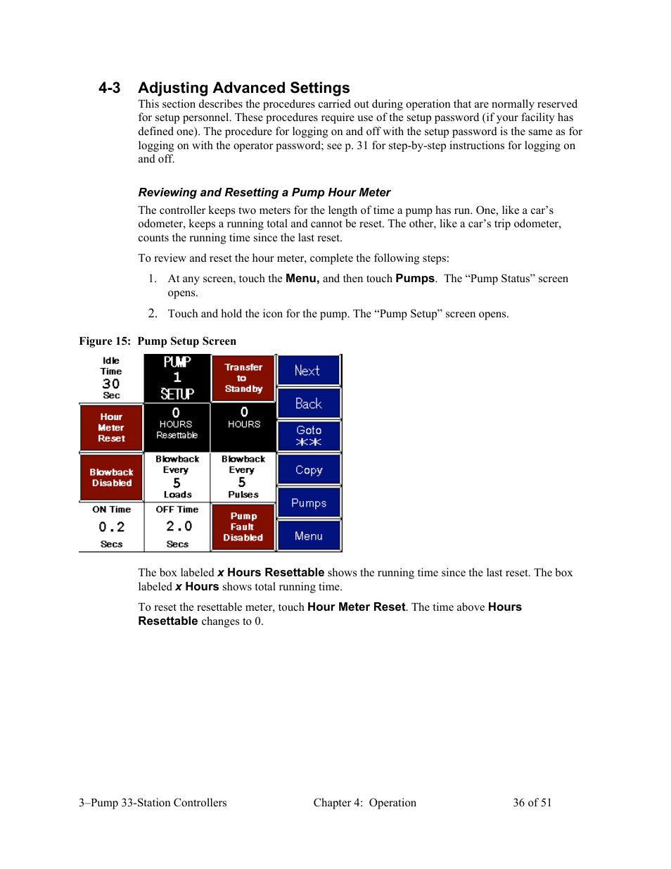 3 adjusting advanced settings | AEC 3-Pump 33-Station Controllers User Manual | Page 37 / 52