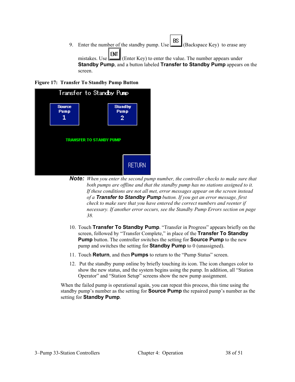 AEC 3-Pump 33-Station Controllers User Manual | Page 39 / 52
