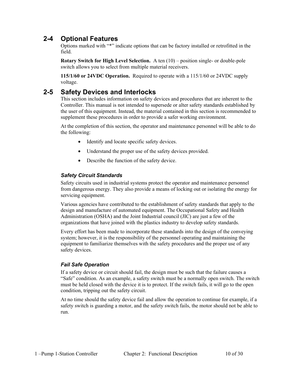 AEC 1-Pump 1-Station Controller User Manual | Page 11 / 31