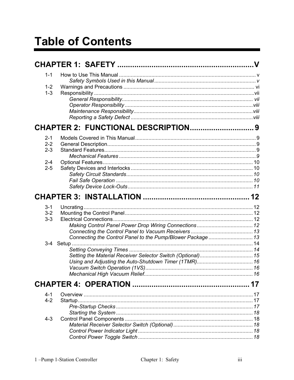 AEC 1-Pump 1-Station Controller User Manual | Page 4 / 31