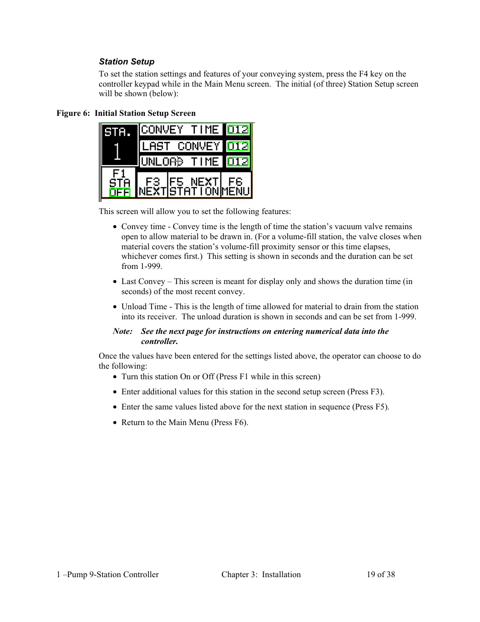AEC 1-Pump 9-Station Controller User Manual | Page 20 / 39