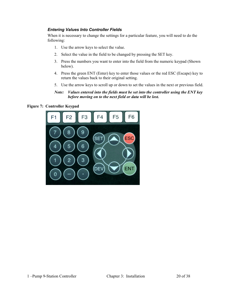 AEC 1-Pump 9-Station Controller User Manual | Page 21 / 39