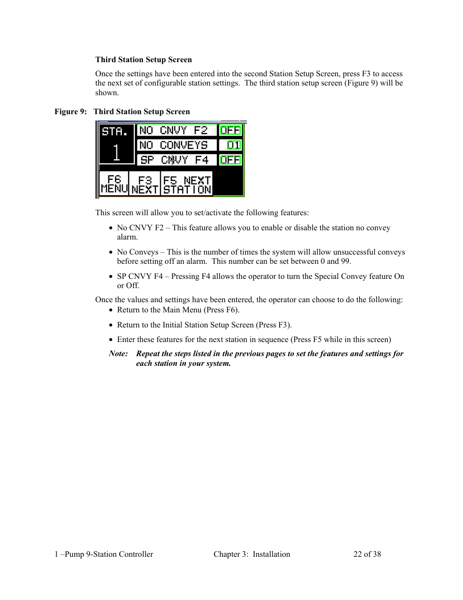 AEC 1-Pump 9-Station Controller User Manual | Page 23 / 39