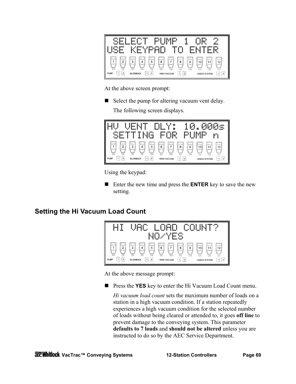 AEC VacTrac Series Conveying Systems User Manual | Page 70 / 97