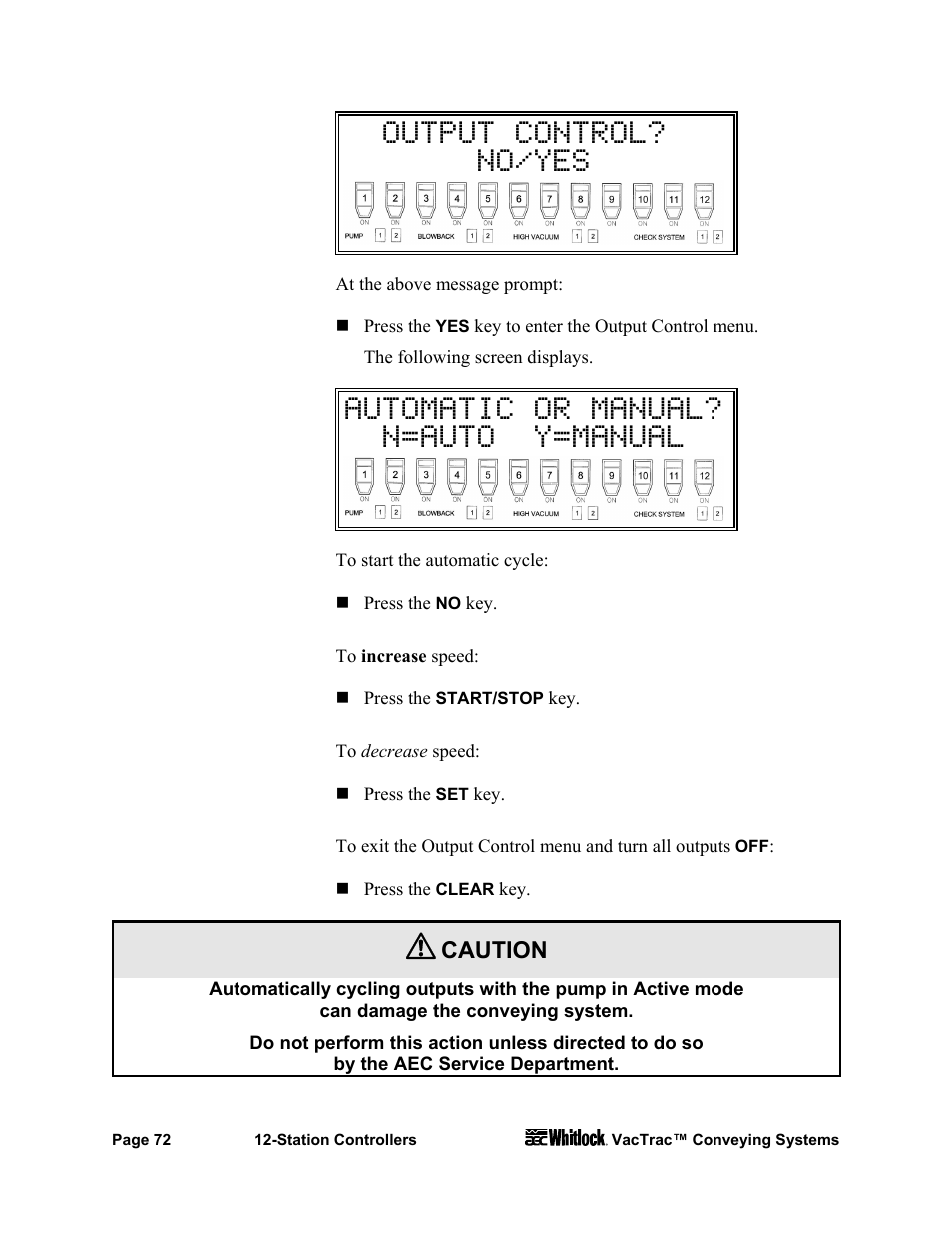 AEC VacTrac Series Conveying Systems User Manual | Page 73 / 97