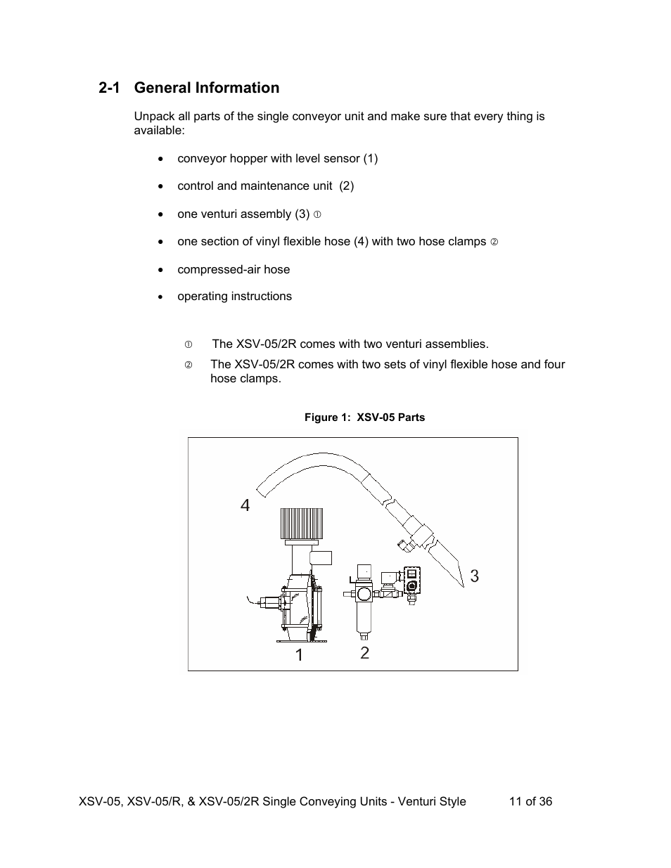 1 general information | AEC Single Conveying Units User Manual | Page 12 / 37