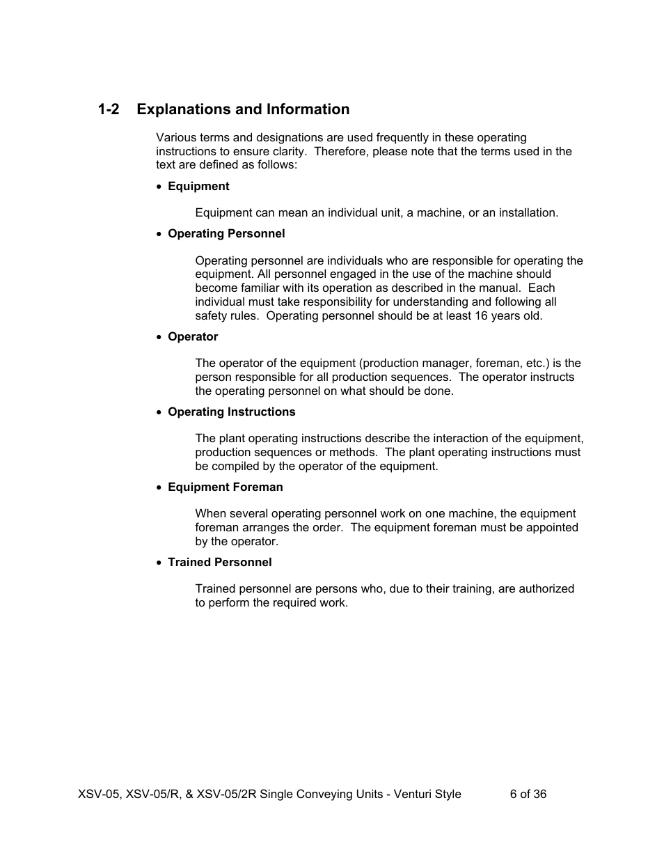 2 explanations and information | AEC Single Conveying Units User Manual | Page 7 / 37