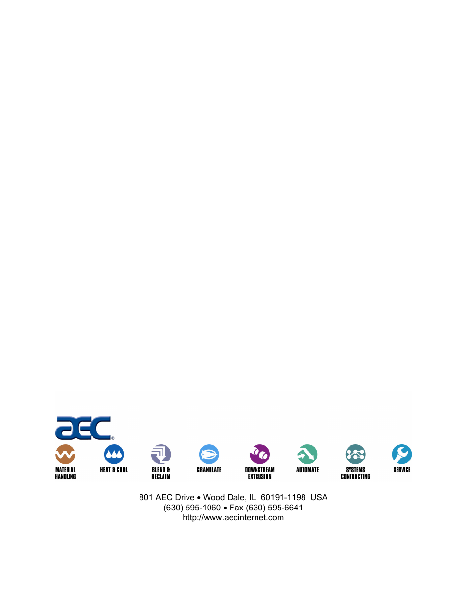 AEC OFC Series User Manual | Page 40 / 40