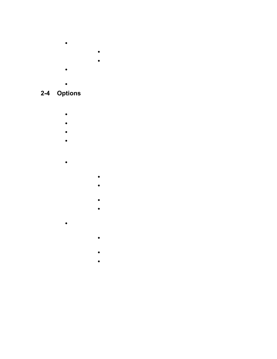 4 options | AEC OFC Series User Manual | Page 14 / 36
