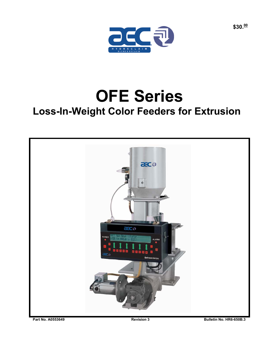 AEC OFE Blender User Manual | 47 pages