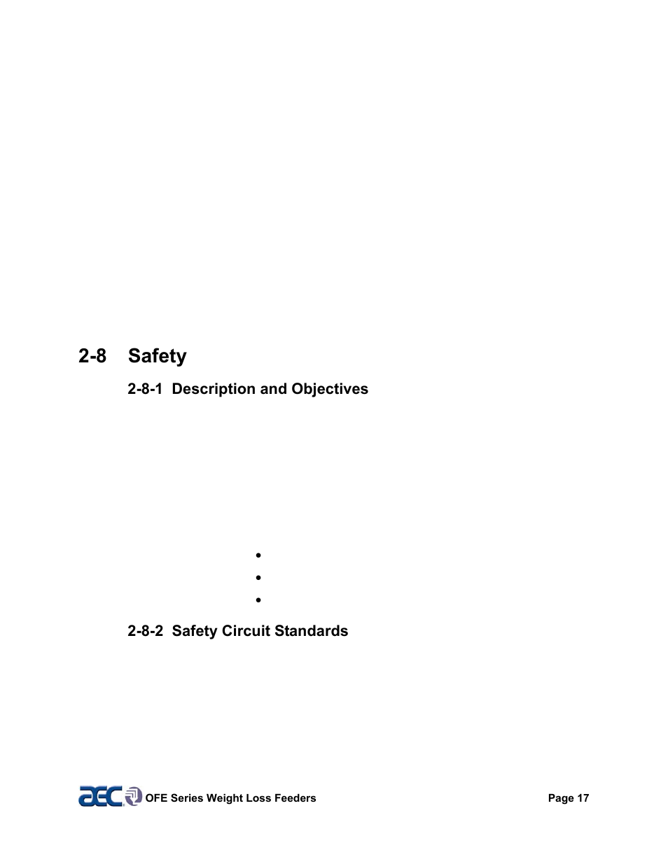 8 safety | AEC OFE Blender User Manual | Page 18 / 47