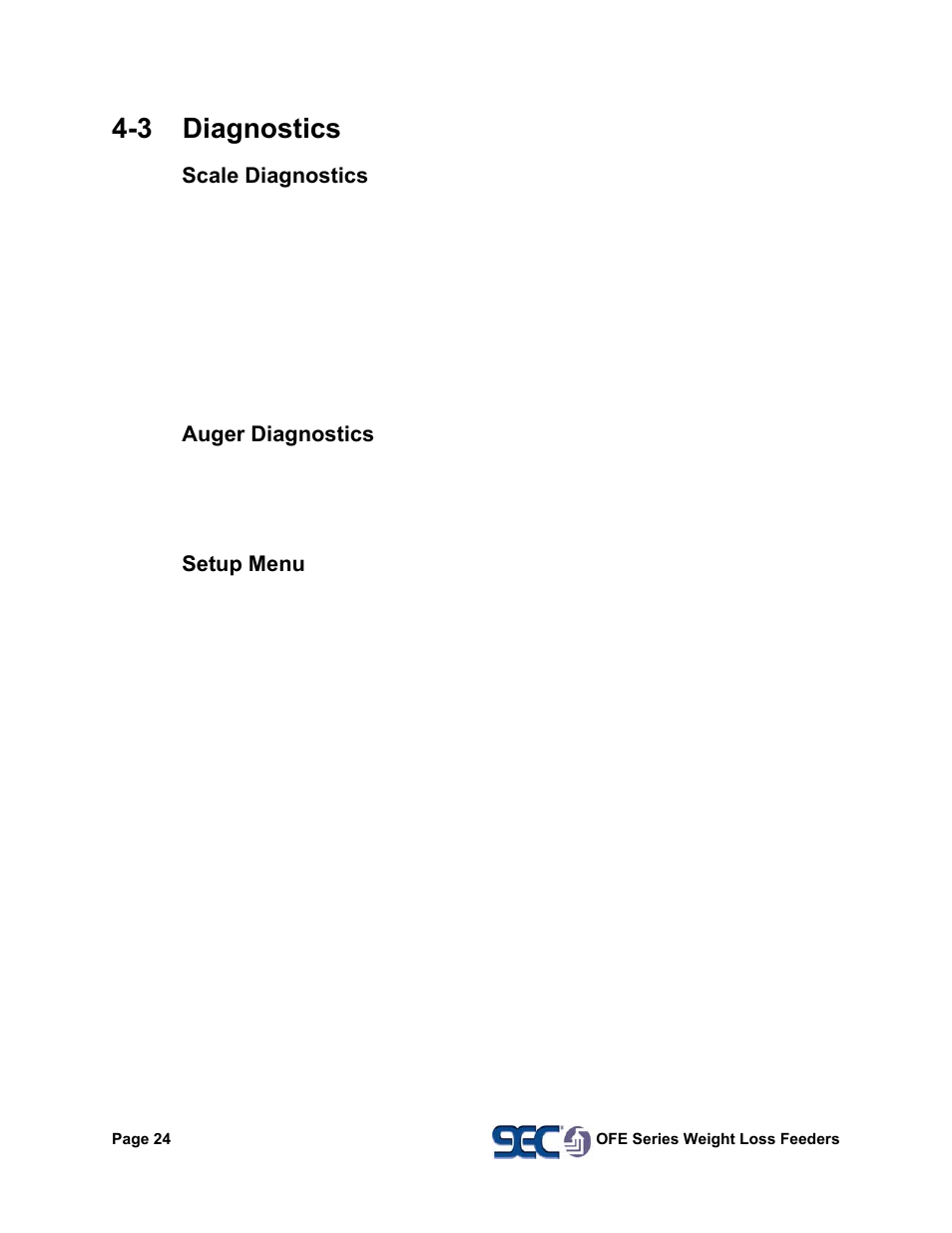 3 diagnostics | AEC OFE Blender User Manual | Page 25 / 47