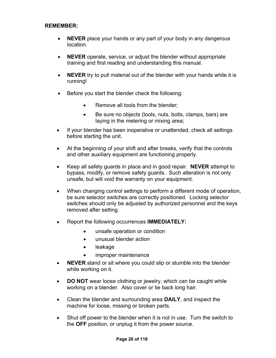 AEC OS Series Gravimetric Batch Blenders User Manual | Page 27 / 119