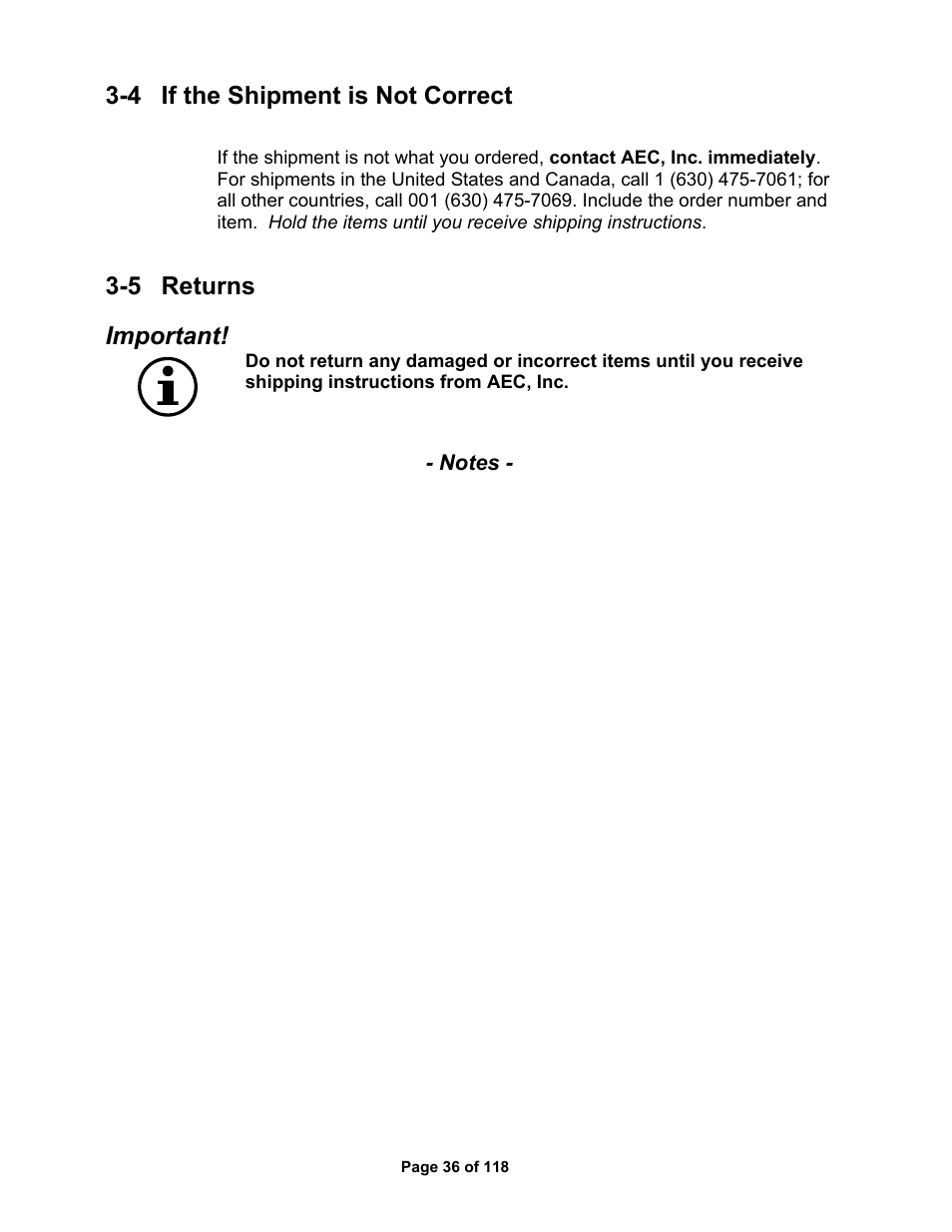 AEC OS Series Gravimetric Batch Blenders User Manual | Page 37 / 119