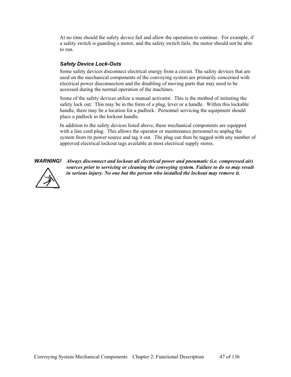 AEC VacTrac Series Conveying Systems User Manual | Page 48 / 137