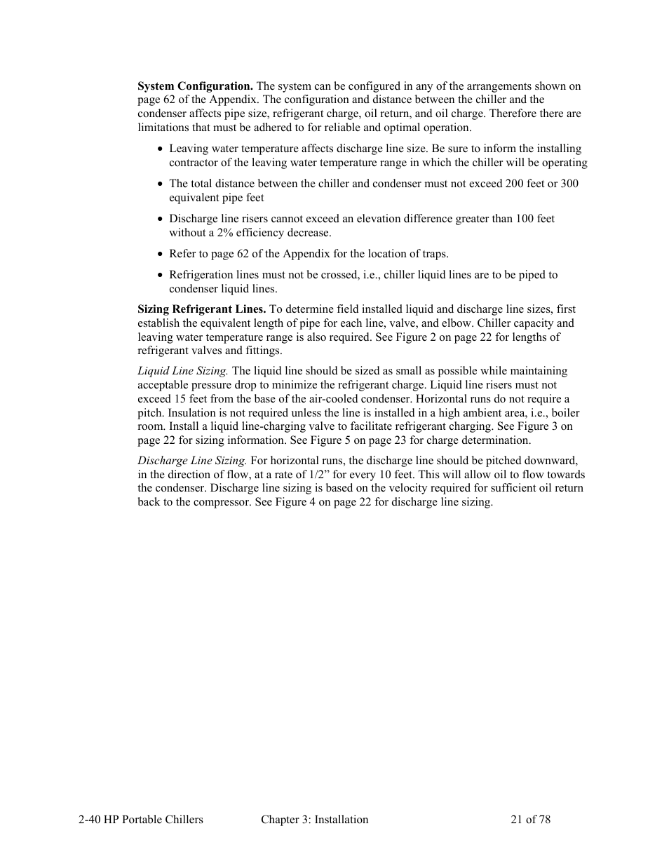 AEC 2-40 HP Portable Chillers User Manual | Page 22 / 79