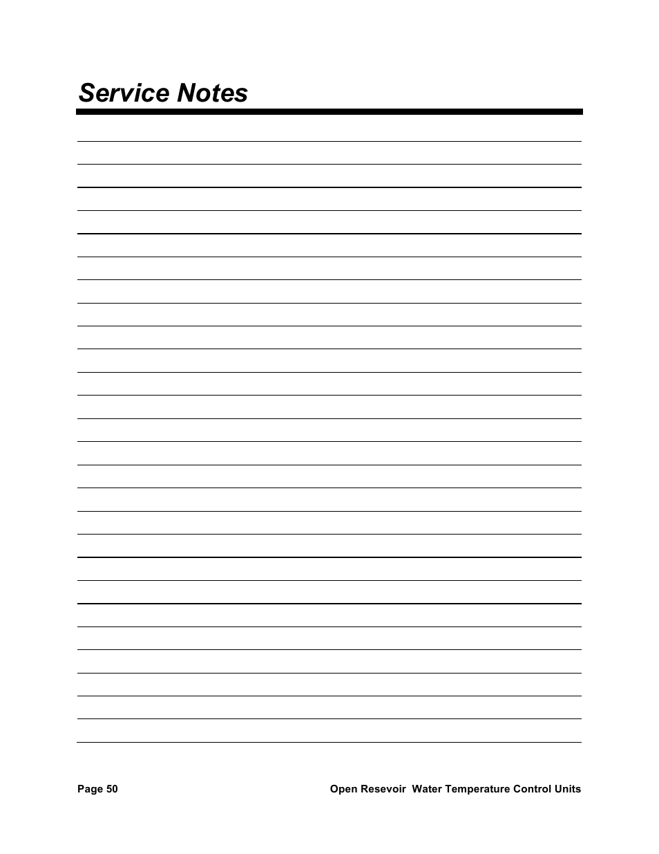 AEC TCU Series Open Reservoir Water Temperature Control Units User Manual | Page 49 / 51