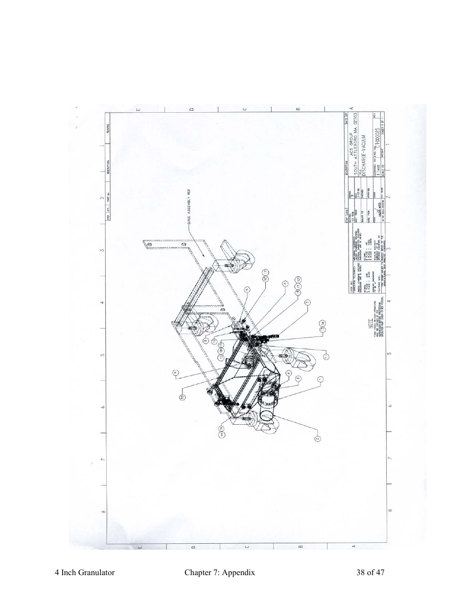 AEC Colortronic Granulator - M103 User Manual | Page 38 / 47