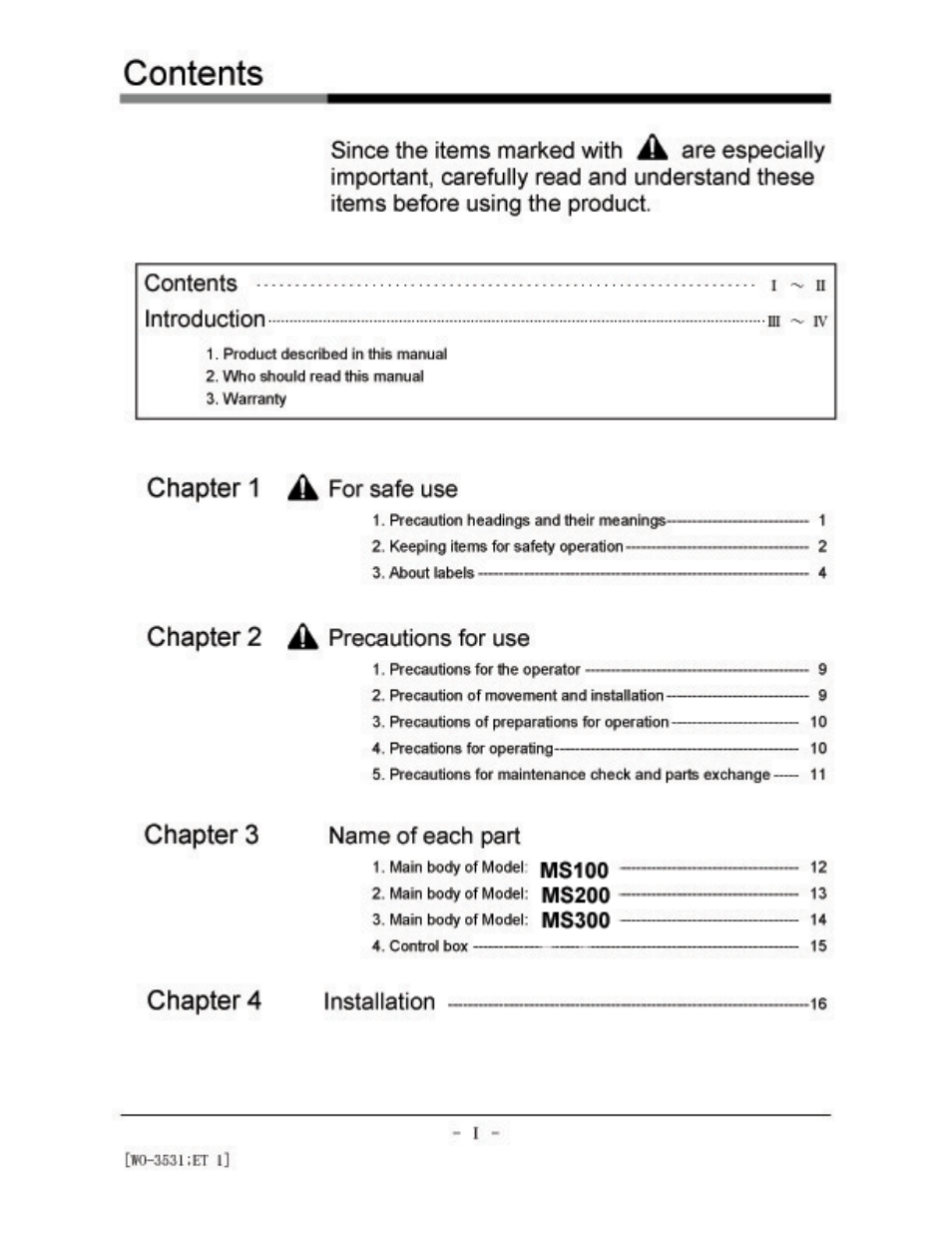 AEC Colortronic MS Series Screenless Granulator User Manual | Page 2 / 43