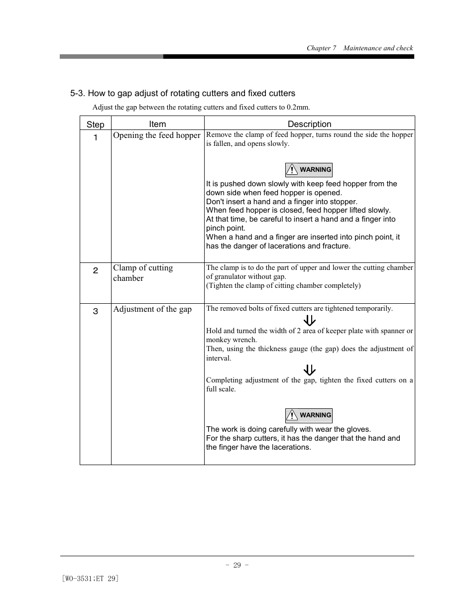 AEC Colortronic MS Series Screenless Granulator User Manual | Page 34 / 43