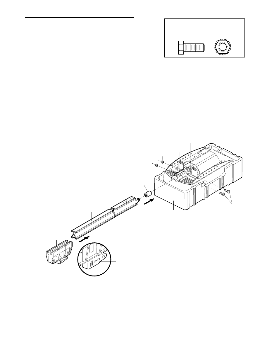 Assembly step 2 | Chamberlain 7902 K User Manual | Page 10 / 40