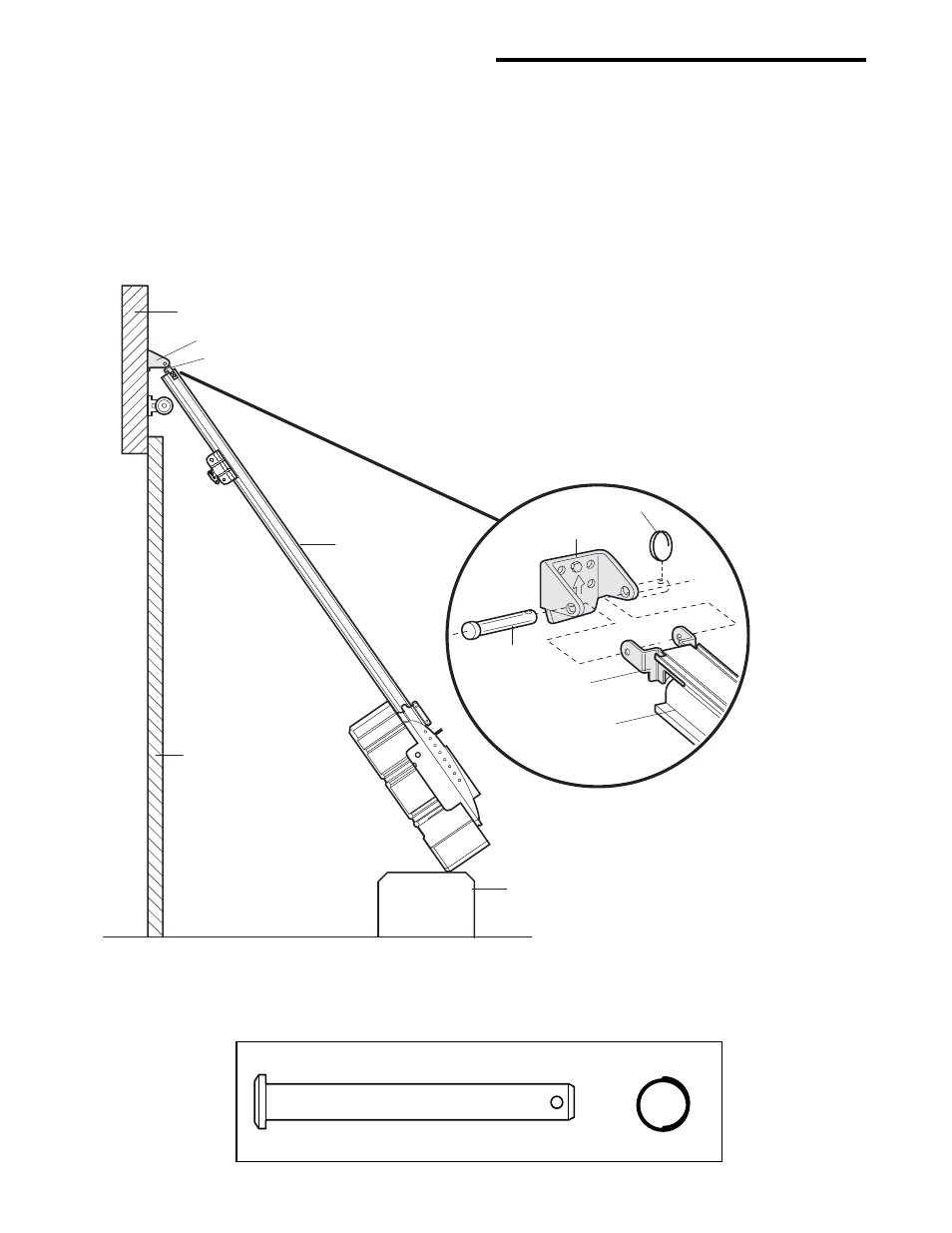 Attach the rail to the header bracket, Installation step 3 | Chamberlain 7902 K User Manual | Page 15 / 40