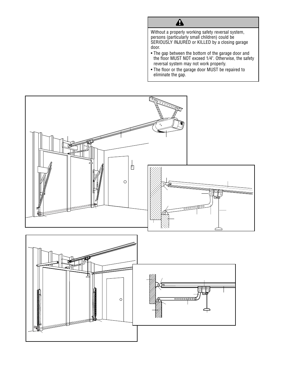 Warning caution warning warning, Planning (continued) | Chamberlain 7902 K User Manual | Page 5 / 40