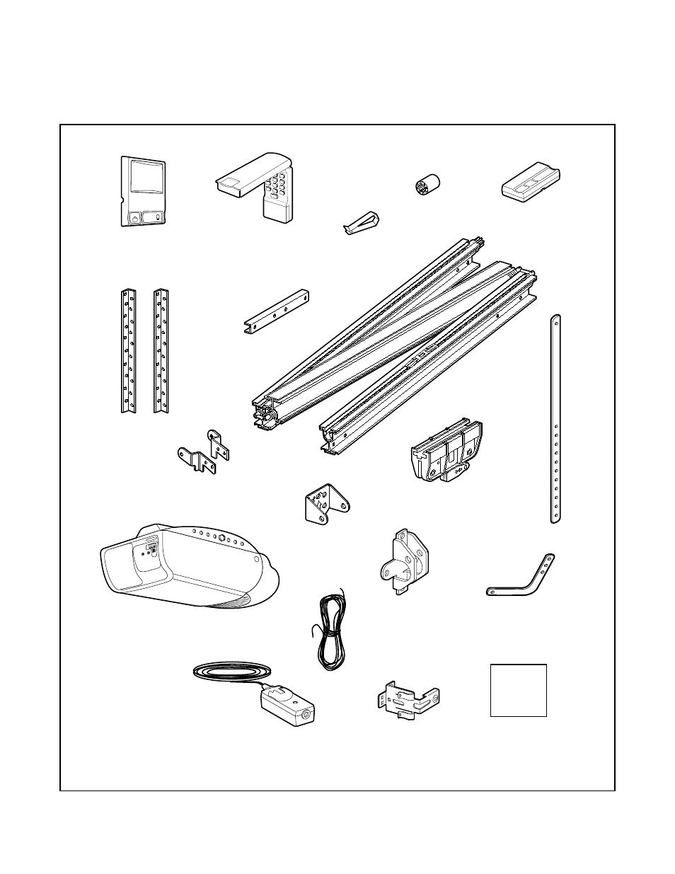 Carton inventory | Chamberlain 7902 K User Manual | Page 6 / 40