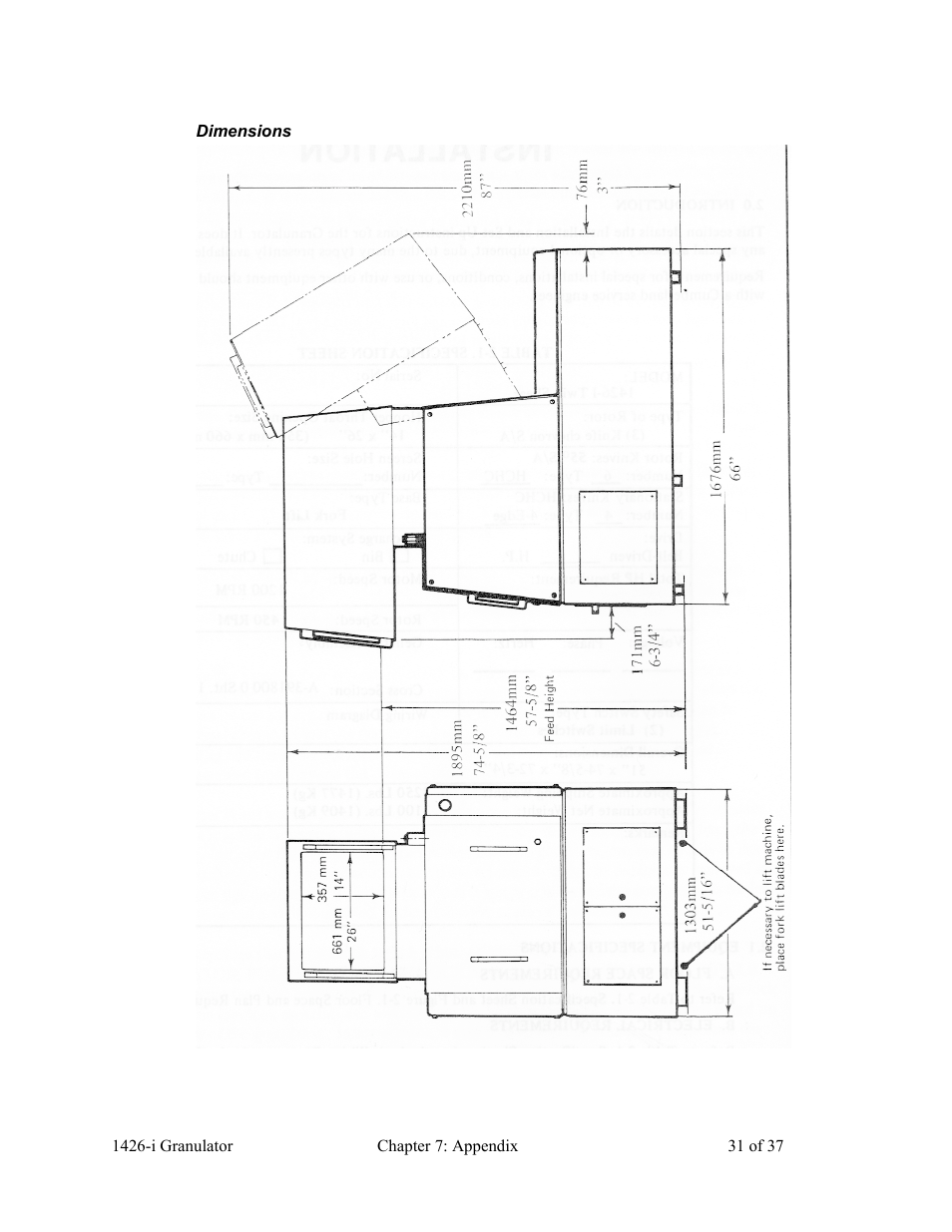 AEC 1426-i Twin-Shear Granulator User Manual | Page 32 / 38