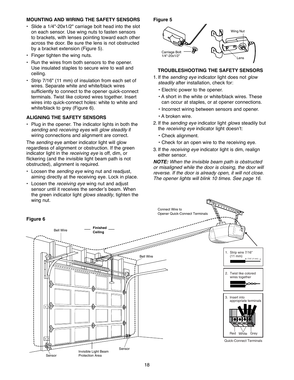 Installing the brackets | Chamberlain 2255-2 User Manual | Page 18 / 36