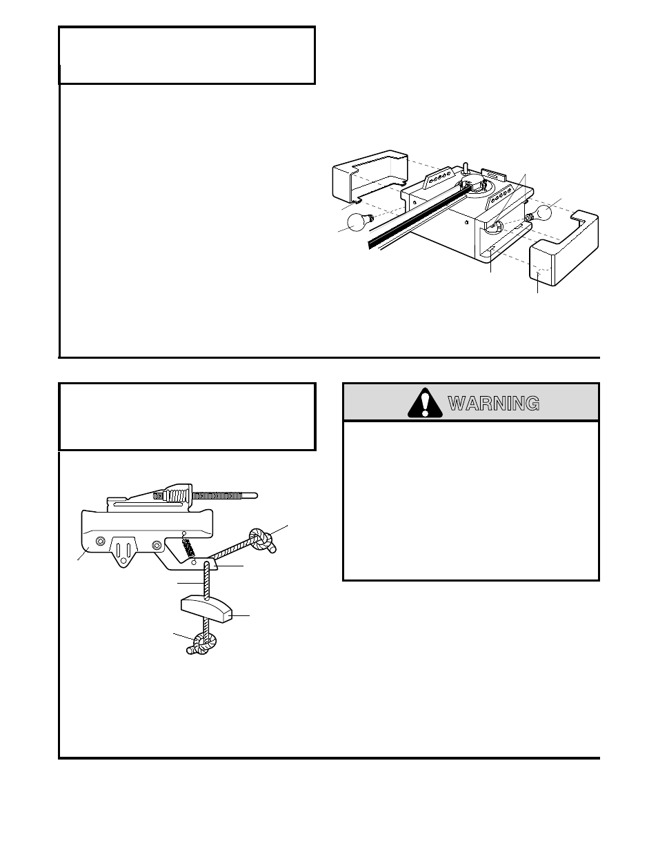 7) install the lights and the lenses, 8) attach the manual release rope and handle, Warning | Installation step 7, Installation step 8, Install the lights and the lenses, Attach the manual release rope and handle, Install the lights, Install the lenses | Chamberlain 1270LMC User Manual | Page 15 / 36