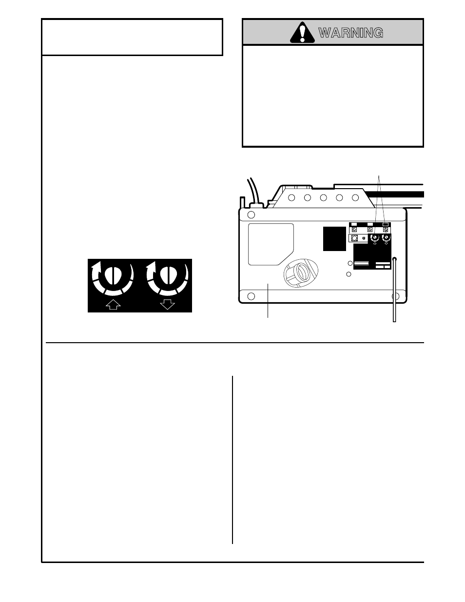 2) adjust the force, Warning, Adjustment step 2 | Adjust the force, How and when to adjust the forces | Chamberlain 1270LMC User Manual | Page 25 / 36