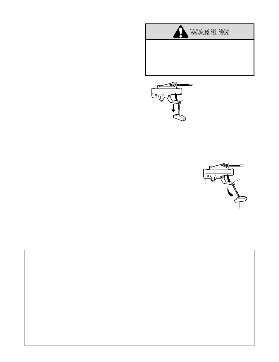 Operation of your opener, Operation of the door controls, Warning | Chamberlain 1270LMC User Manual | Page 28 / 36