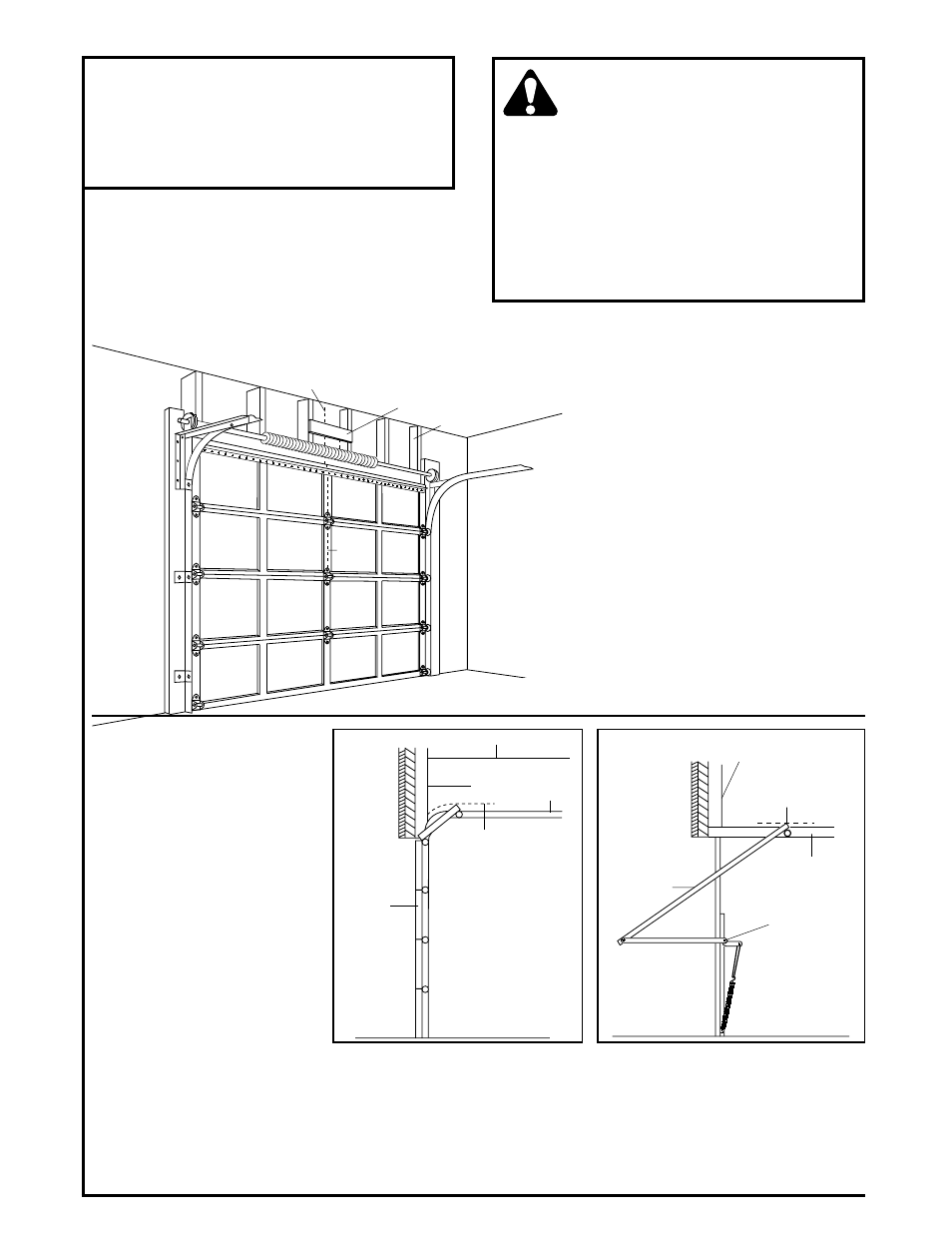 Installation, Determine header bracket location, Installation step 1 | Chamberlain 2000E - 1/3 HP User Manual | Page 10 / 28