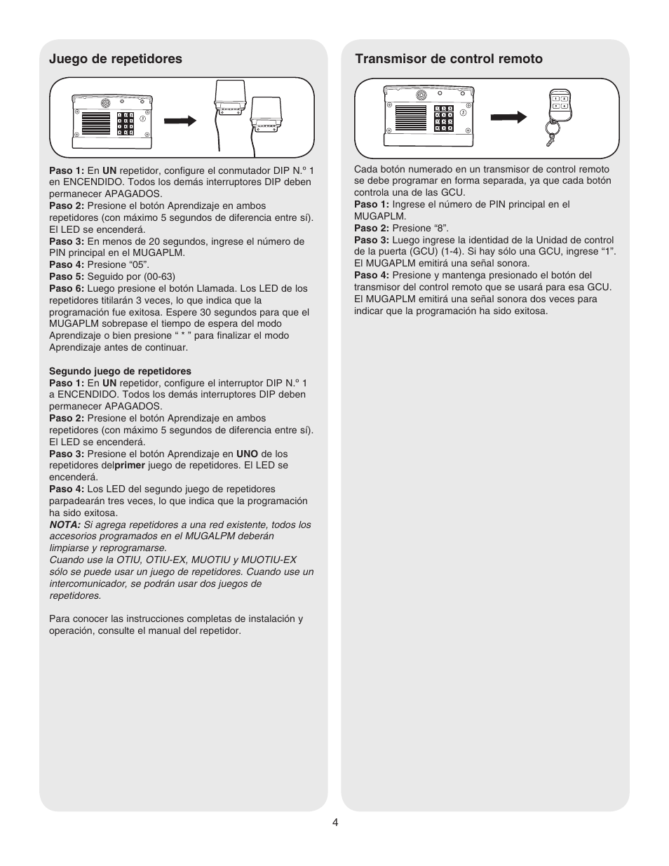 Chamberlain LIFTMASTER MUGAPLM User Manual | Page 12 / 16