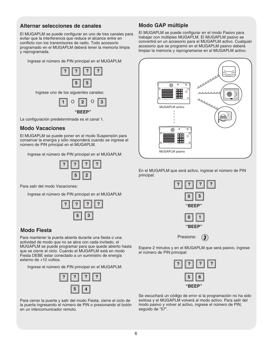 Chamberlain LIFTMASTER MUGAPLM User Manual | Page 14 / 16