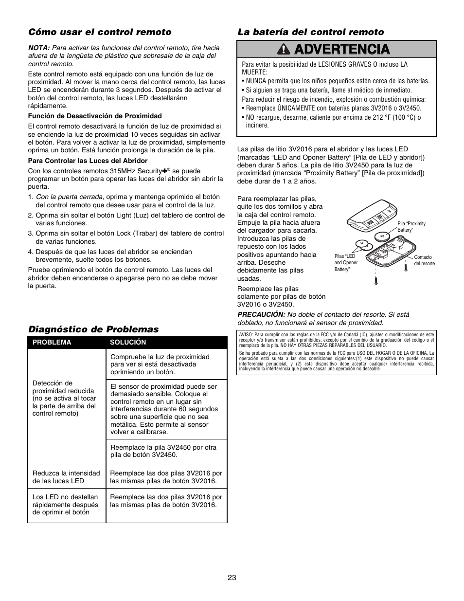 Chamberlain 3800E User Manual | Page 59 / 72