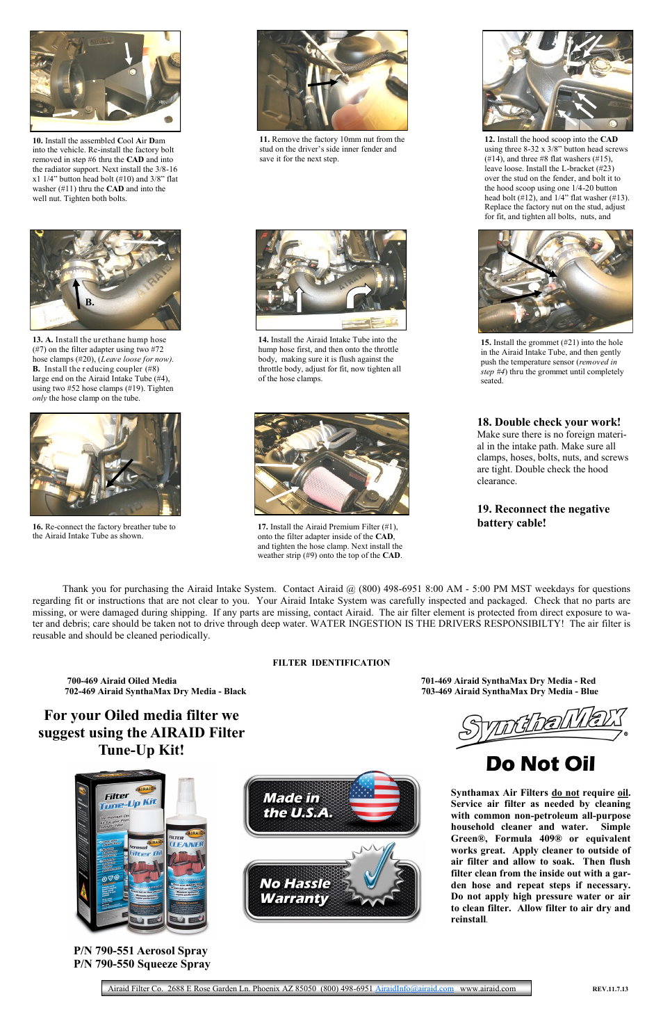 Airaid 350-193 User Manual | Page 2 / 2