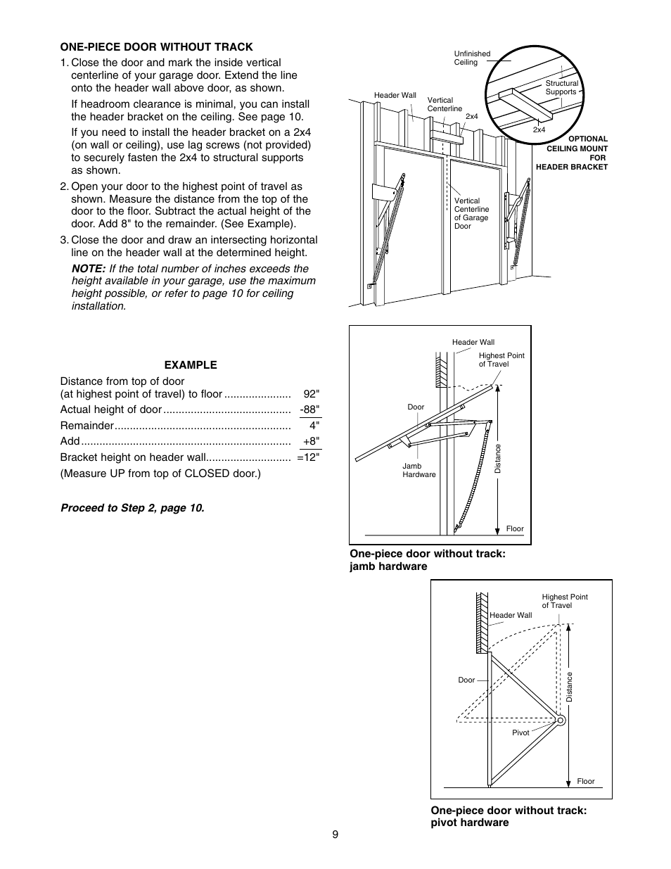 Chamberlain 2565 1/2 HP User Manual | Page 9 / 36