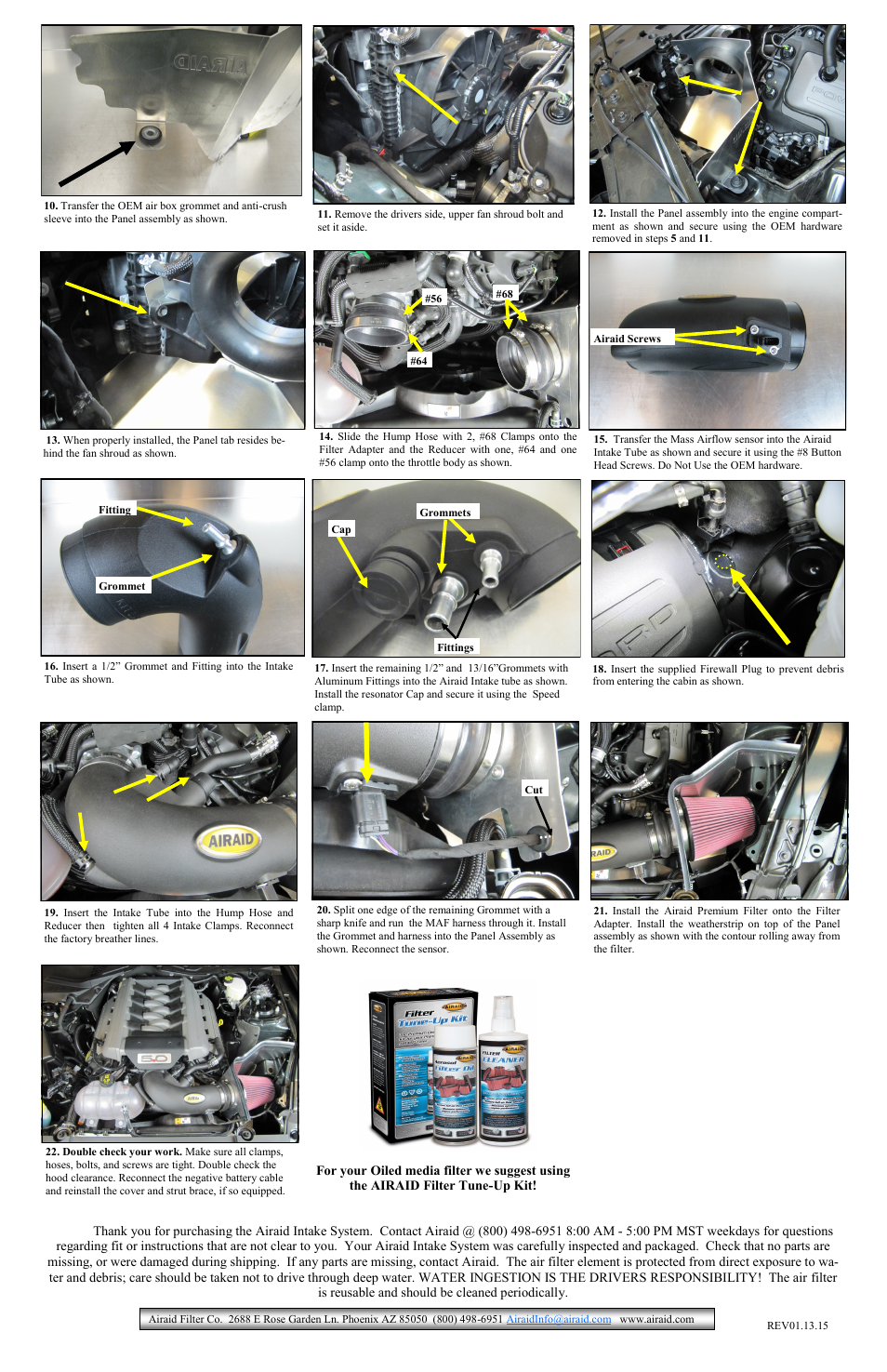 Airaid 450-329 User Manual | Page 2 / 2