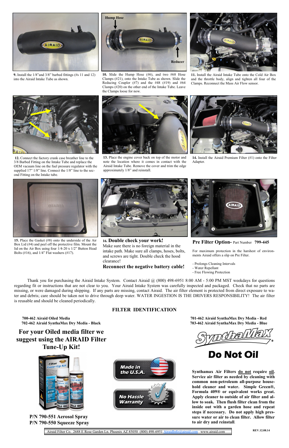 Airaid 510-302 User Manual | Page 2 / 2