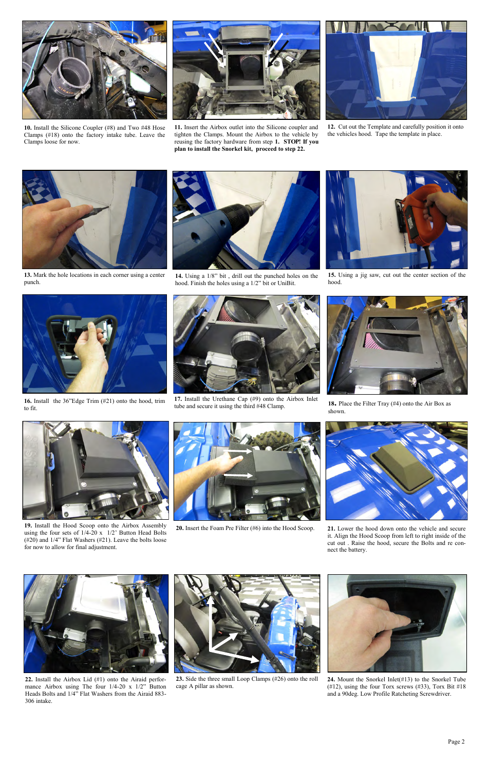 Airaid 883-315 User Manual | Page 2 / 6