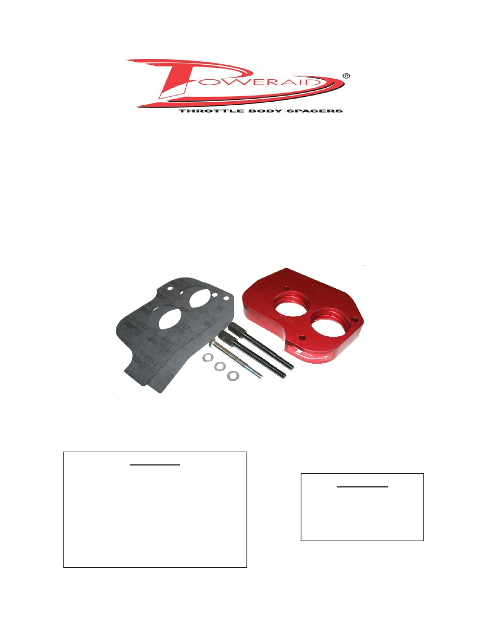 Airaid 200-550 User Manual | 2 pages