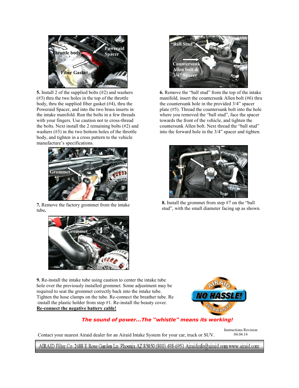 Airaid 200-606 User Manual | Page 2 / 2
