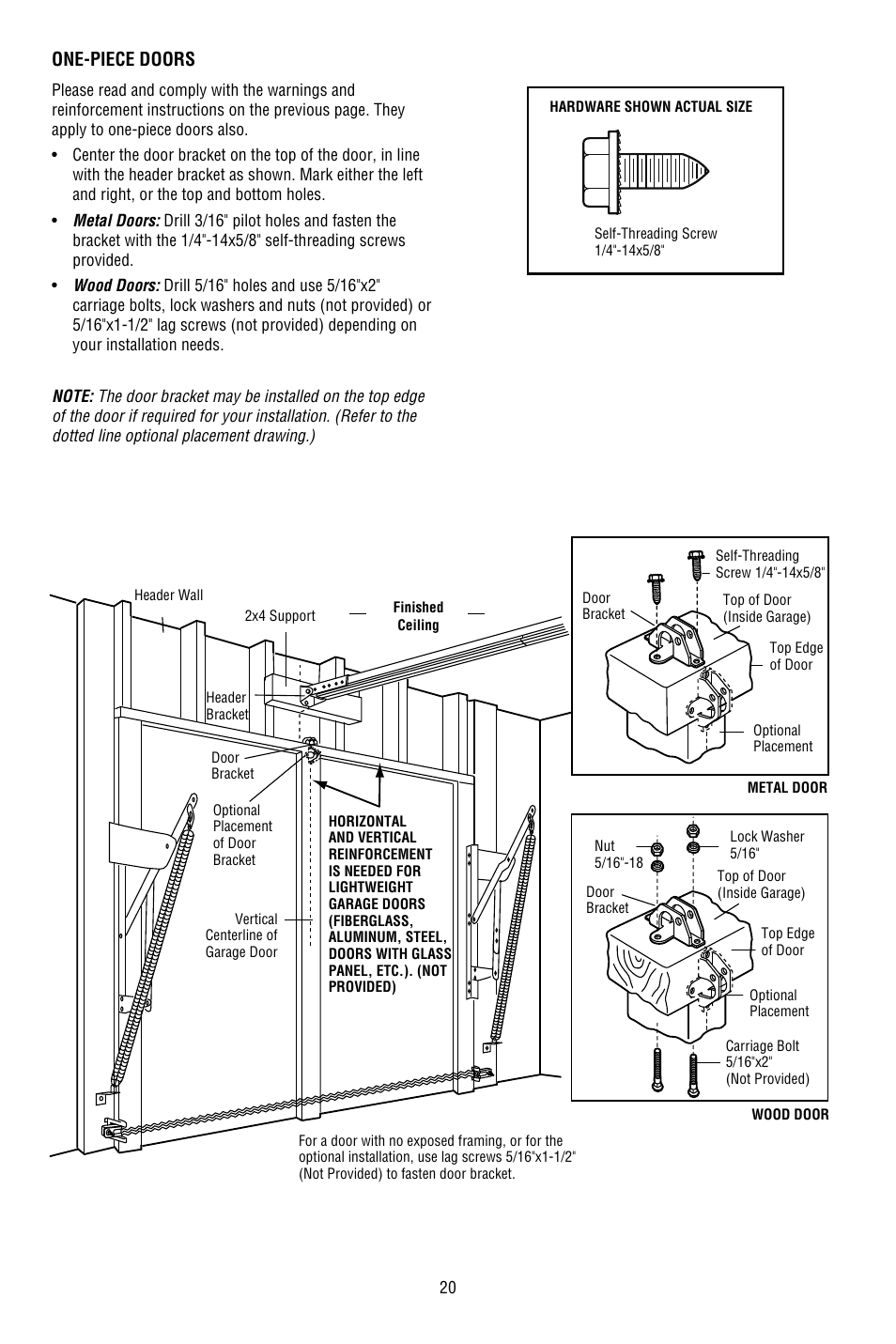 Chamberlain 3130M 1/3 HP User Manual | Page 20 / 36