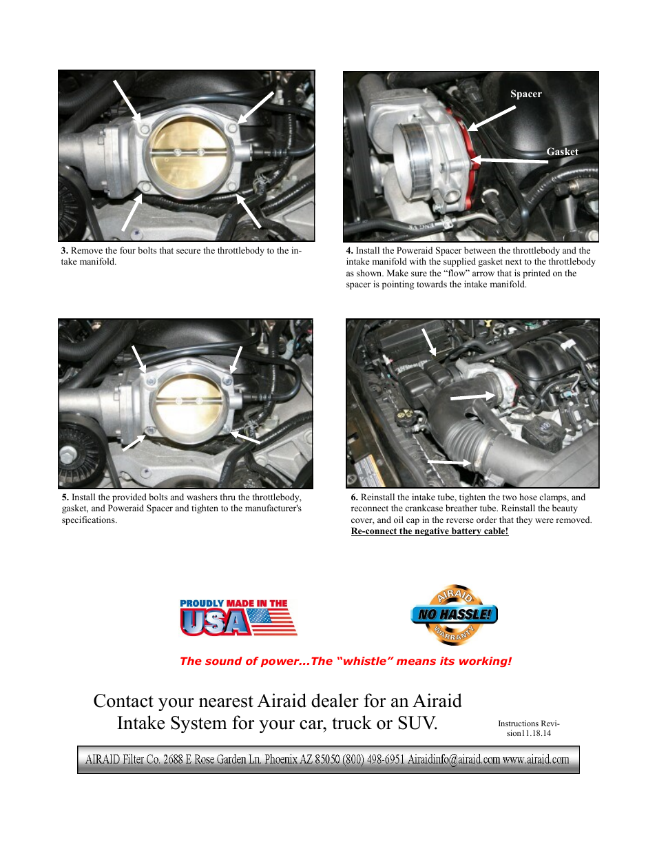 Airaid 250-634 User Manual | Page 2 / 2